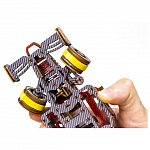 Puzzle mecanic din lemn, Wooden.City, Masina Bolid Limited Ed., 109 piese