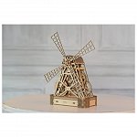 Puzzle mecanic din lemn, Wooden.City, Moara, 222 piese