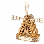 Puzzle mecanic din lemn, Wooden.City, Moara, 222 piese