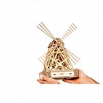 Puzzle mecanic din lemn, Wooden.City, Moara, 222 piese