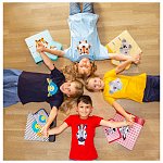 Sac sport Herlitz, 36.5 x 40.5 x 0.5 cm, Cute Animals Zebra, Turtle, Koala, Tiger