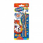 Creion grafit Bambino, set 2 bucati, fara radiera, cu ascutioate