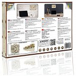 Puzzle 3D din lemn, Harta lumii Expedition Dots, 40 piese, WM507 Wooden.City