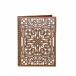 Agenda A5 personalizata din lemn - model filigranat
