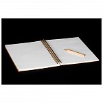 Agenda A5 personalizata din lemn - model filigranat