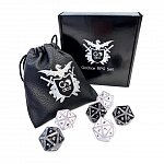 Set 6 carcase RPG pentru GoDice - 3 albe si 3 negre