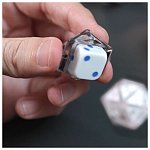 Set 6 carcase RPG pentru GoDice - 3 albe si 3 negre