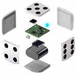 Zaruri inteligente GoDice, set 2 buc, bluetooth