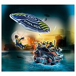 Playmobil City Action - Parasuta politiei si hot cu ATV, 5 ani plus