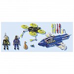 Playmobil City Action - Avionul politiei si hot cu drona, 5 ani plus