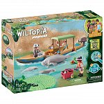 Playmobil Wiltopia - Excursie cu barca, 4 ani plus