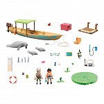 Playmobil Wiltopia - Excursie cu barca, 4 ani plus