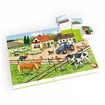 Puzzle - Ferma ferma, 35 piese, 4ani plus