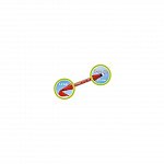 Carioci si linere Stabilo Trio 2in1, set 10 culori, cu 2 varfuri, etui carton