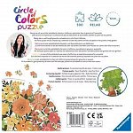 Puzzle Cerc flori, 500 piese