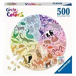 Puzzle Cerc animale, 500 piese