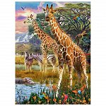 Puzzle Girafe in africa, 150 piese