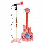 Set chitara si microfon roz Hello Kitty