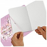 Caiet A4, 2 x 40 file, 80 g-mp, dictando si matematica, My.Book Flex, Wild Animal Lynx