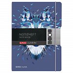 Caiet A4, 2 x 40 file, 80 g-mp, dictando si matematica, My.Book Flex, Wild Animal Wolf