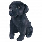 Caine LABRADOR NEGRU- Jucarie Plus Wild Republic 14 cm