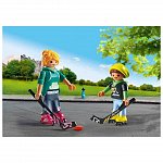 Playmobil Figures - Mama si copilul jucand hochei, 4-10 ani