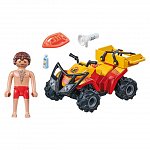 Playmobil City Action - Vehicul Pullback de Salvare pe Plaja, 4-10 ani