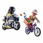 Playmobil City Action - Starter Set Agent Operatiuni si Hot, 4-10 ani