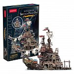 Puzzle 3D CubicFun - Nava Pirati, 218 piese, 8 ani plus