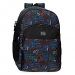 Rucsac scoala Roll Road, 33 x 44 x 17 cm, 2 compartimente, Next Level