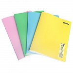 Caiet capsat Mynote PP, A5 40 file, matematica, Pastel - diverse culori