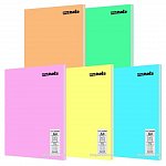 Caiet capsat Mynote PP, A4 40 file, matematica, Pastel - diverse culori
