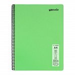 Caiet cu spira Mynote PP, A4 60 file, matematica, Pastel - diverse culori
