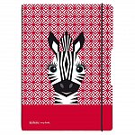 Caiet A6, 40 file, 80 g-mp, punctat, My.Book Flex, Cute Animals Zebra