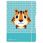 Caiet A5, 40 file, 80 g-mp, punctat, My.Book Flex, Cute Animals Tiger
