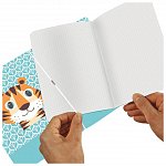 Caiet A5, 40 file, 80 g-mp, punctat, My.Book Flex, Cute Animals Tiger