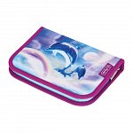 Ghiozdan echipat Herlitz Loop Plus, 37 x 31 x 22 cm, Ocean in Heaven
