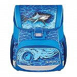 Ghiozdan echipat Herlitz Loop Plus, 37 x 31 x 22 cm, Blue Shark