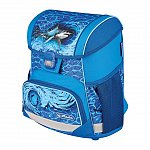 Ghiozdan echipat Herlitz Loop Plus, 37 x 31 x 22 cm, Blue Shark