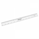 Rigla 30 cm, plastic transparent, Westcott