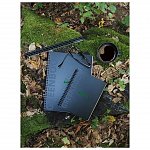 Caiet cu spira A5 plus Rhodiactive 80f dictando h. reciclata perf indosariere negru