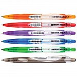 Pix Centrum Aqua, 0.7 mm, cu mecanism, albastru, corp diverse culori