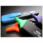 Textmarker Centrum, 1-5 mm, set 4 bucati galben, verde, portocaliu, roz