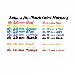 Marker cu vopsea Sakura Pen Touch, F, blue