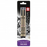 Set Sakura Pigma Micron 01, 2buc-set, black