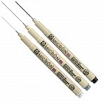 Liner Sakura Pigma Micron, 3buc-set, black plus grey, 05, 05, 05