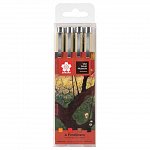 Liner Sakura Pigma Micron Van Gogh, 4buc-set, black