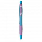 Pix cu gel Herlitz Jelly, cu mecanism, 0.7 mm, albastru