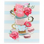Punga cadou L, FLORAL TEACUP
