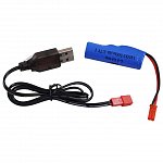 Tractor RC cu rezervor apa, 2.4Ghz, 1:24, lumini, 1S 3.7V 500mAh, 2 x AAA